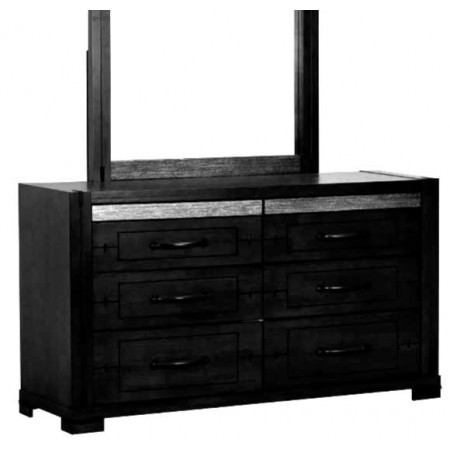 TORR-DR6 : Tủ 6 Ngăn Kéo + 2 Ẩn Trang Sức- 1m5